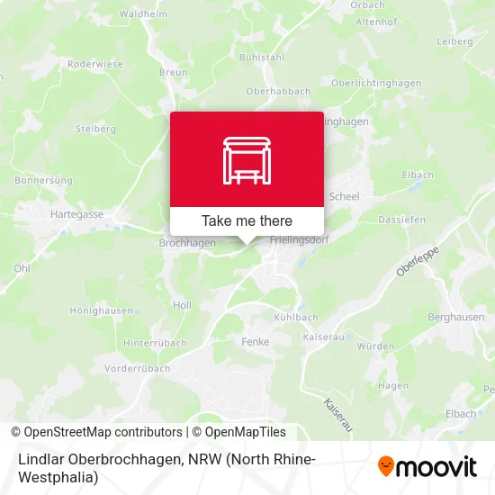 Карта Lindlar Oberbrochhagen