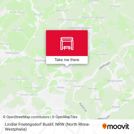 Карта Lindlar Frielingsdorf Busbf
