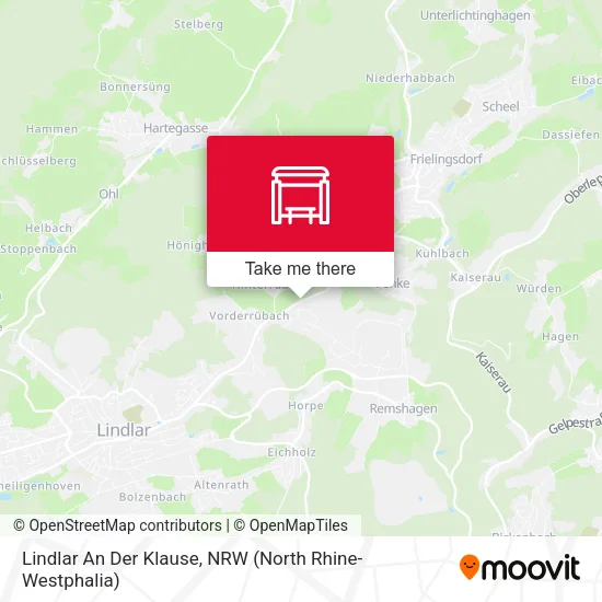 Карта Lindlar An Der Klause