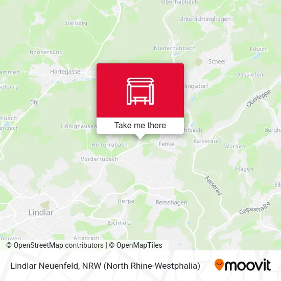 Карта Lindlar Neuenfeld