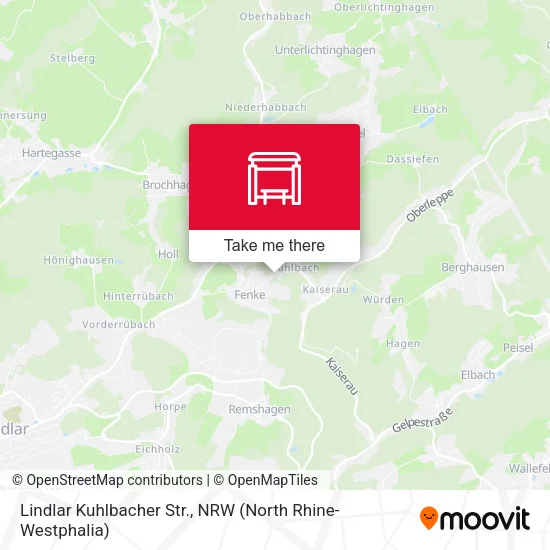 Карта Lindlar Kuhlbacher Str.
