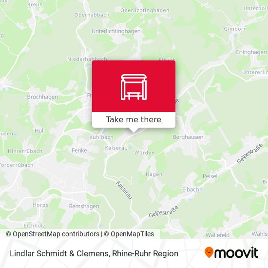 Lindlar Schmidt & Clemens map