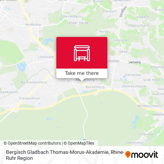 Bergisch Gladbach Thomas-Morus-Akademie map