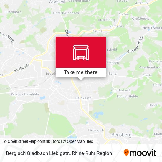 Bergisch Gladbach Liebigstr. map