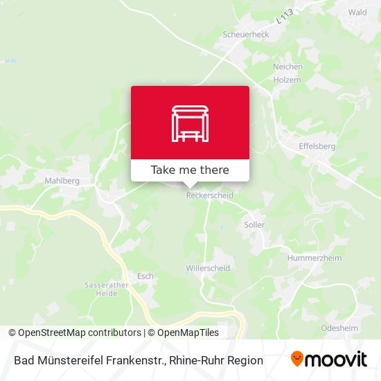 Bad Münstereifel Frankenstr. map