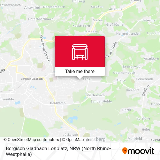 Карта Bergisch Gladbach Lohplatz