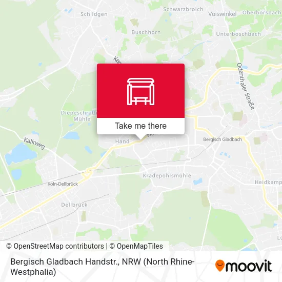 Карта Bergisch Gladbach Handstr.