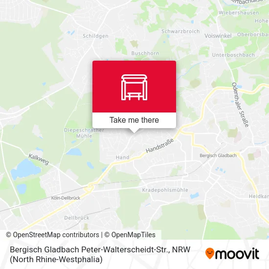 Карта Bergisch Gladbach Peter-Walterscheidt-Str.