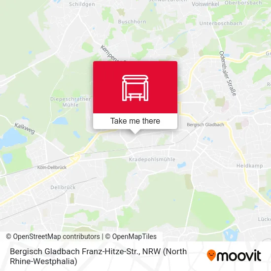 Карта Bergisch Gladbach Franz-Hitze-Str.