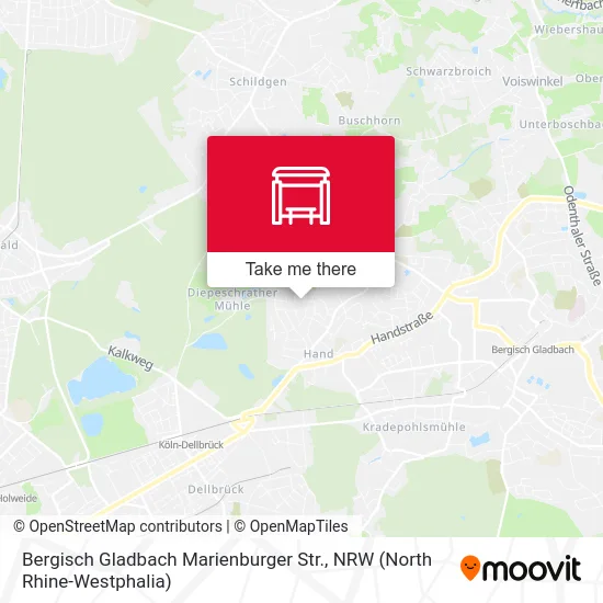 Bergisch Gladbach Marienburger Str. map