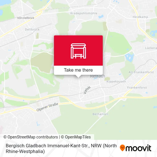 Карта Bergisch Gladbach Immanuel-Kant-Str.