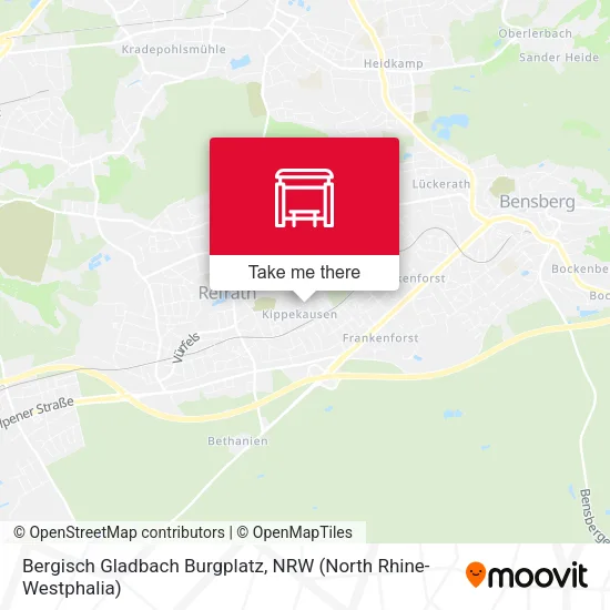 Карта Bergisch Gladbach Burgplatz