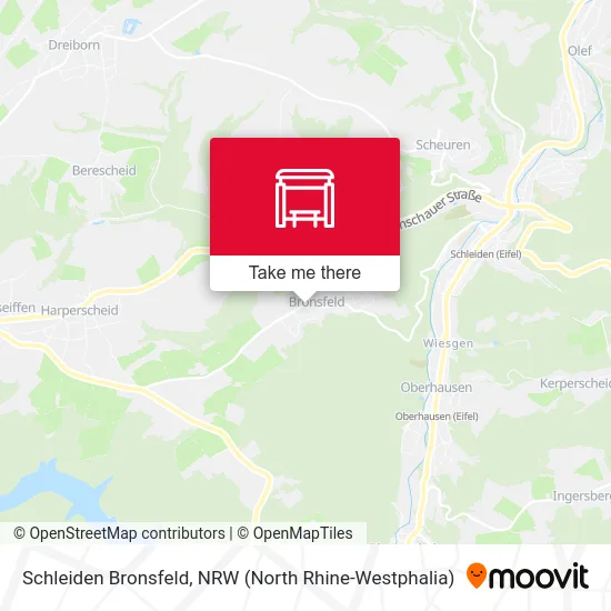 Schleiden Bronsfeld map