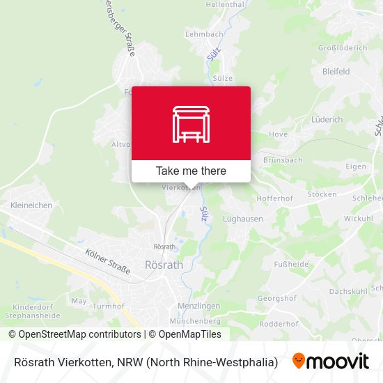 Карта Rösrath Vierkotten