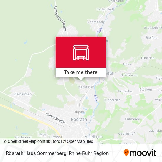 Rösrath Haus Sommerberg map