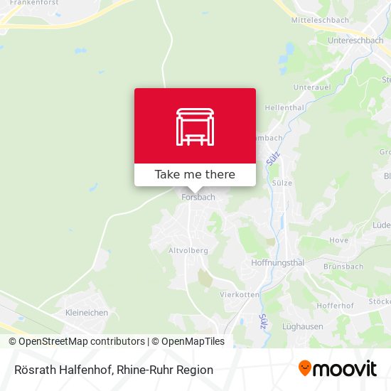 Rösrath Halfenhof map