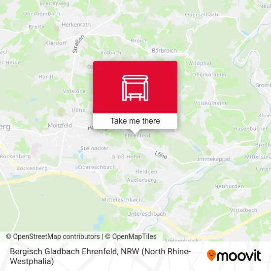 Карта Bergisch Gladbach Ehrenfeld