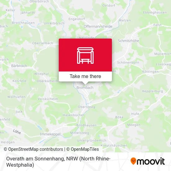Карта Overath am Sonnenhang