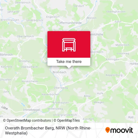 Карта Overath Brombacher Berg