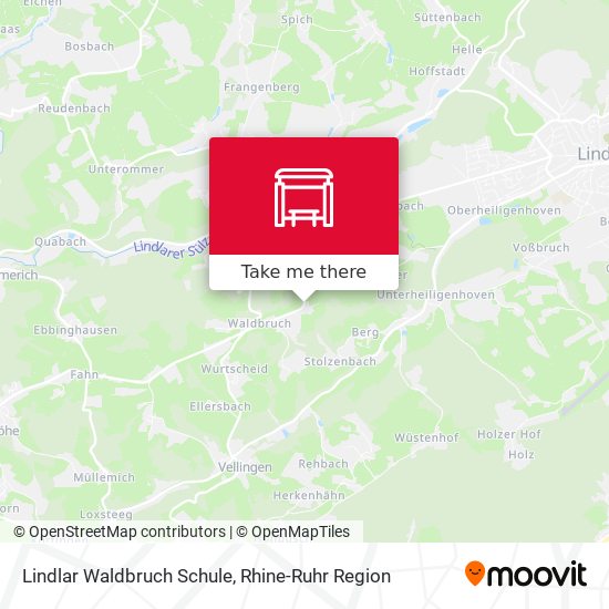Lindlar Waldbruch Schule map