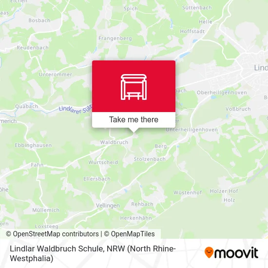 Lindlar Waldbruch Schule map