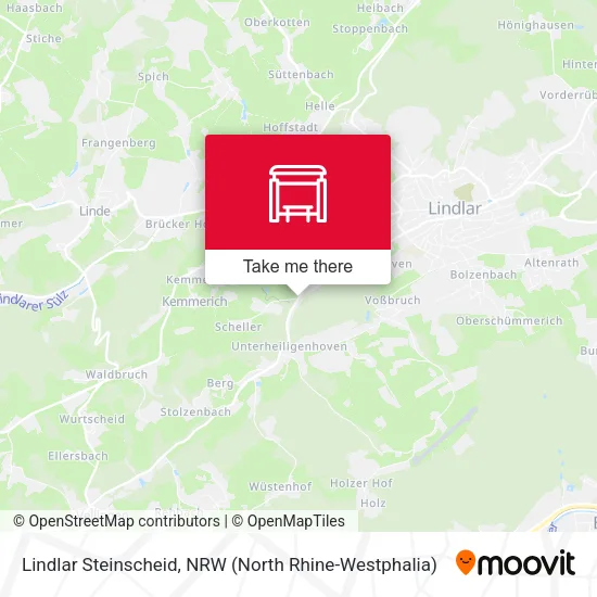 Карта Lindlar Steinscheid