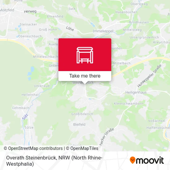 Карта Overath Steinenbrück