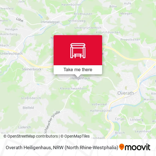 Карта Overath Heiligenhaus