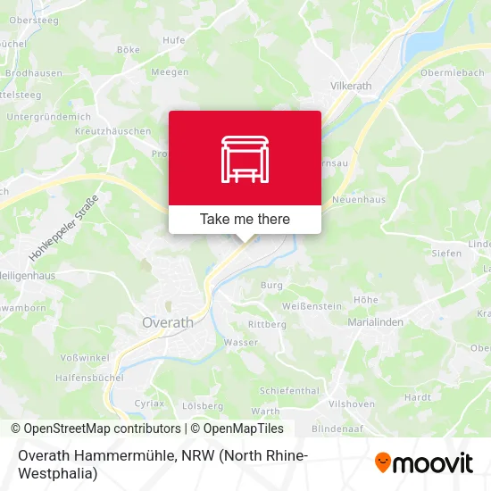Карта Overath Hammermühle