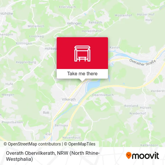 Карта Overath Obervilkerath