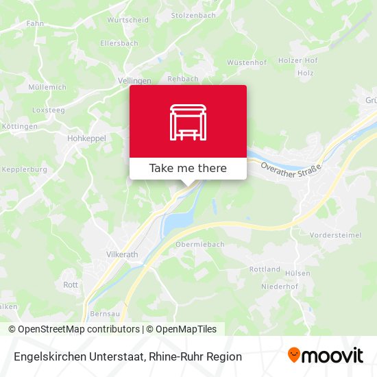 Engelskirchen Unterstaat map