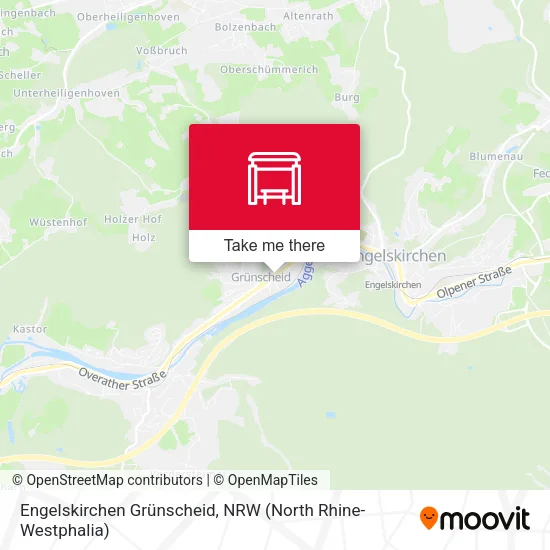 Карта Engelskirchen Grünscheid