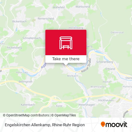 Engelskirchen Allenkamp map