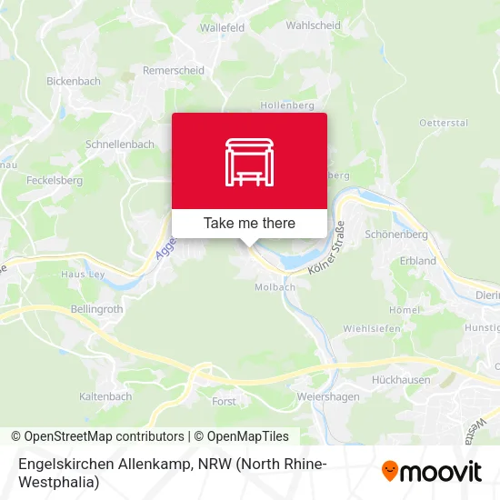 Карта Engelskirchen Allenkamp
