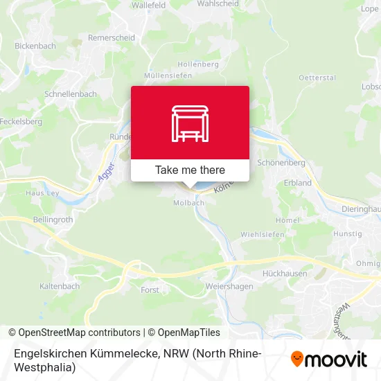 Карта Engelskirchen Kümmelecke