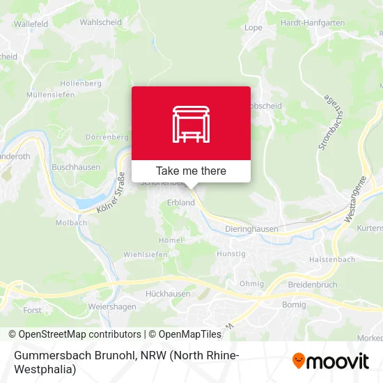 Карта Gummersbach Brunohl
