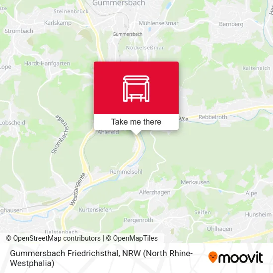 Карта Gummersbach Friedrichsthal