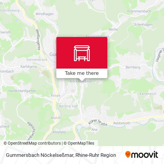 Gummersbach Nöckelseßmar map