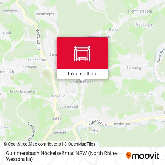 Карта Gummersbach Nöckelseßmar
