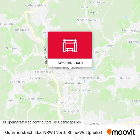 Gummersbach Ekz map
