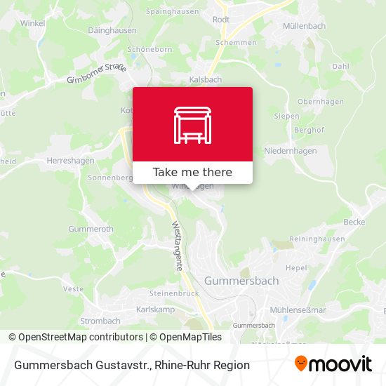 Gummersbach Gustavstr. map