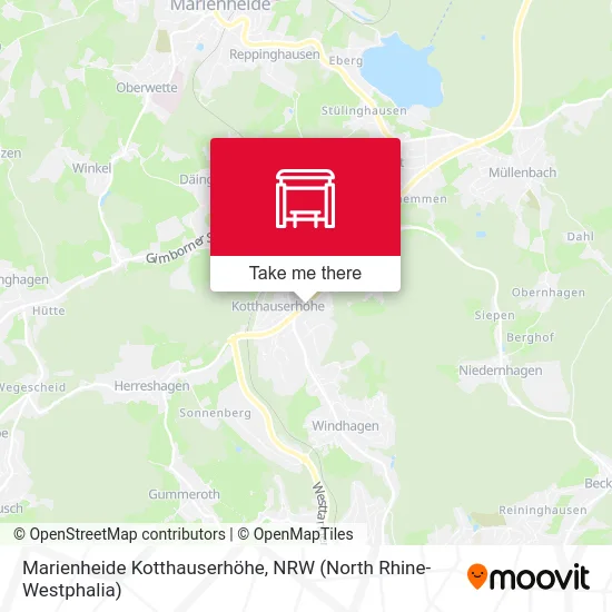 Карта Marienheide Kotthauserhöhe