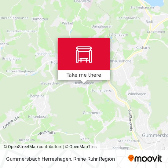 Gummersbach Herreshagen map