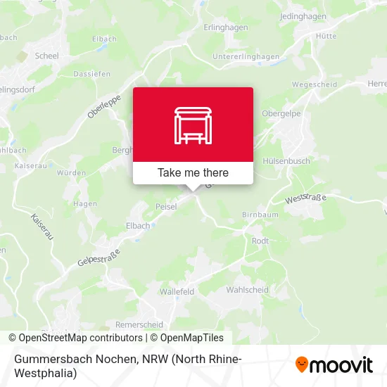 Карта Gummersbach Nochen
