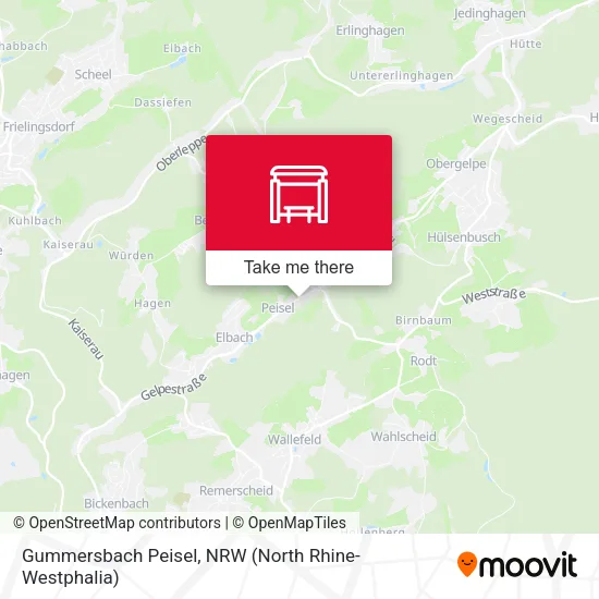 Карта Gummersbach Peisel