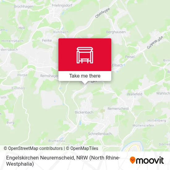 Engelskirchen Neuremscheid map