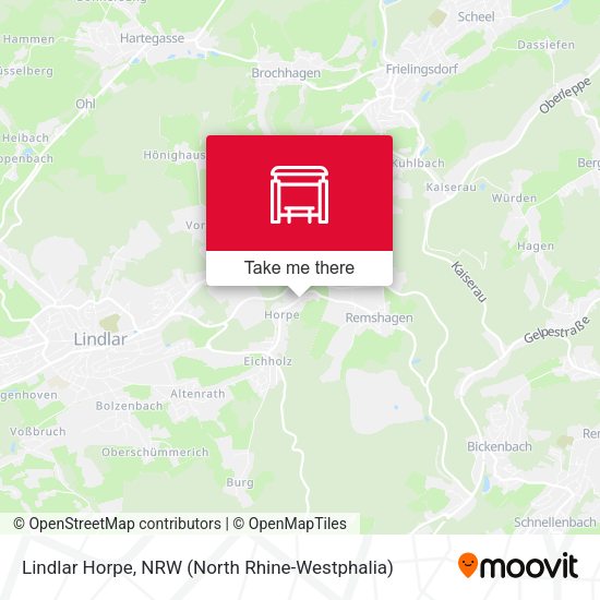 Карта Lindlar Horpe