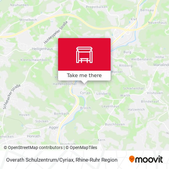 Overath Schulzentrum/Cyriax map