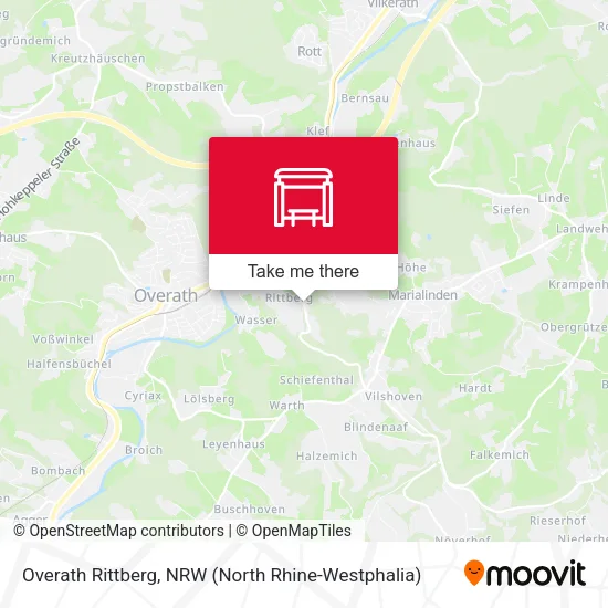 Карта Overath Rittberg