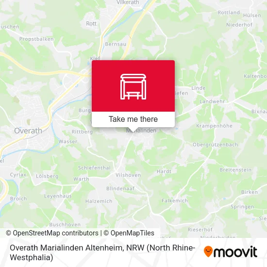 Карта Overath Marialinden Altenheim